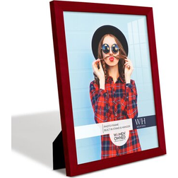 Bold Burgundy Solid Wood Picture Photo Frame