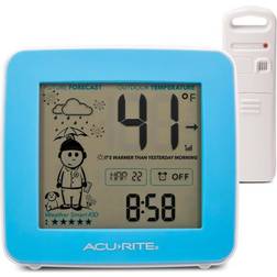 AcuRite What-To-Wear Weather Station with Alarm Clock Time