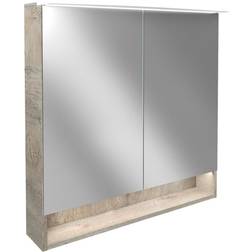Fackelmann Mirror Cabinet with LED Lighting 80 cm x 81 cm