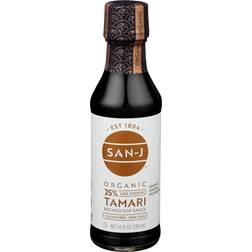 San-J Organic Tamari Brewed Soy Sauce 25% Less Sodium 10 fl oz