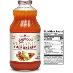 Lakewood Organic Fresh Pressed Juice Papaya Blend