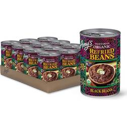 Amy's Refried Black Beans, Gluten Free, Organic & Vegetarian, Canned, 15.4 Ounce