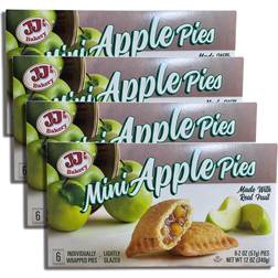 Mini Apple Fruit Pies Value Pack Bundled Curations 6 Count Box