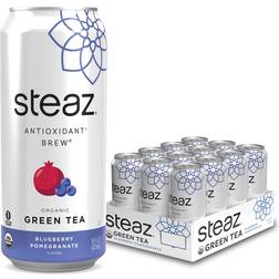 Steaz Organic Iced Green Tea Antioxidant Brew, 16 OZ