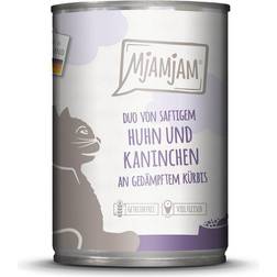 MjAMjAM MjAM Duo 6 x 400 g Kylling Kanin Med Græskar