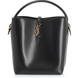Saint Laurent Le 37 Leather Bucket Bag - Black