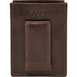 Fossil Neel Magnetic Card Case - Brown