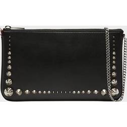 Christian Louboutin Mini Loubila Paris Leather Bag - Sil