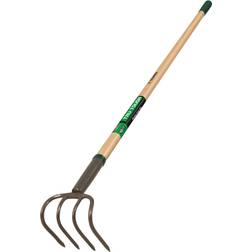 Truper 30024 tough 4-tine forged cultivator, 5-inch