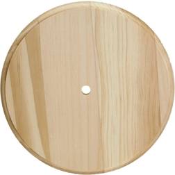 Hollow Wood Plaque Round