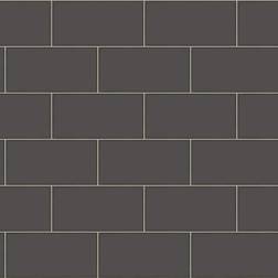 Chesapeake Freedom Black Subway Tile Wallpaper