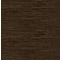 Society Social Chocolate Classic Faux Grasscloth Peel & Stick Wallpaper