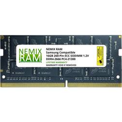 Ram Nemix 16gb replacement for samsung m474a2k43bb1-ctd ddr4-2666 ecc sodimm