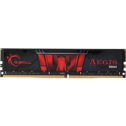 G.Skill Aegis 16GB DDR4 2400 PC4 19200 Desktop Memory Model F4-2400C15S-16GIS
