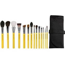 Bdellium Tools Professional Makeup Brush Set with Roll-Up Pouch - Collection