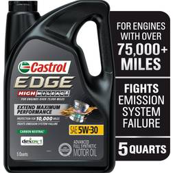 Castrol 03128C Edge High Mileage 5W-30 Advanced Motor Oil