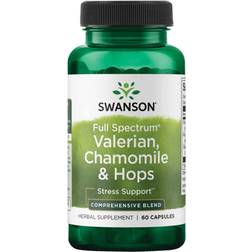 Swanson Full Spectrum Valerian Chamomile & Hops 60 Capsules 60 pcs