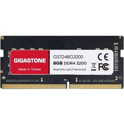 Gigastone 【ddr4 ram】 laptop ram 8gb ddr4 8gb ddr4-3200mhz pc4-25600 cl22 1.2v