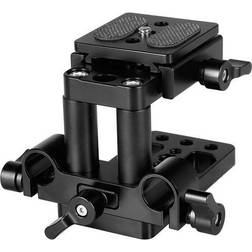 Camvate arca style quick release mount baseplate with adjustable 15mm rod clamp