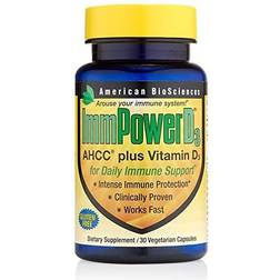 biosciences immpower d3 ahcc plus vitamin d3 30