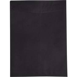 Jam Paper 9 x 12 Open End Catalog Envelopes Smooth Black 100/Pack