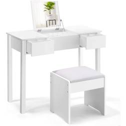 Giantex Vanity Set with Flip Top Dressing Table