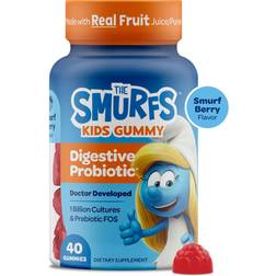 The Smurfs Probiotics for Kids Gummy Vitamin for Digestive Support