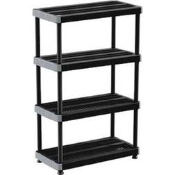 Rimax Heavy-duty 4-shelf Polypropylene Shelving System