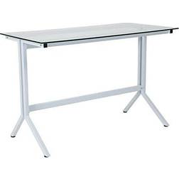 Flash Furniture Clear/White, 43.25&quot Writing Desk