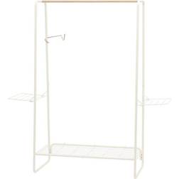 Iris White Metal H Clothes Rack