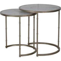 Benzara Contemporary Eclipse Nesting Table 2