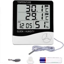 Digital Hygrometer Thermometer Office Temp Humidity Gauge Meter Display