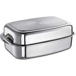 Schulte-Ufer Schulte Shore 6 L Non-Stick Stainless Steel Rectangular 6L with lid 6 L
