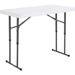 Lifetime 4-Foot Adjustable Height Table 0cm H x 61cm L x 121.9cm D