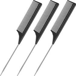 Packs Rat Tail Comb Rat Tail Carbon Fiber Heat Combs