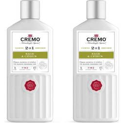 Cremo Barber Grade Sage & Citrus 2-in-1 Shampoo & Conditioner 16 2-Pack