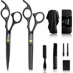 Plus Sirabe 10 Pcs Hair Cutting Scissors Set