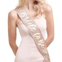 Xo fetti rose gold glitter bachelorette party sash bride to be bacheloret