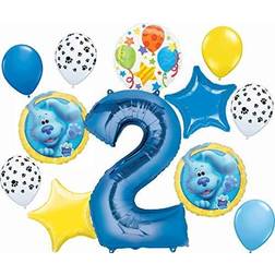 Blue's clues party supplies 2nd birthday balloon bouquet decorations