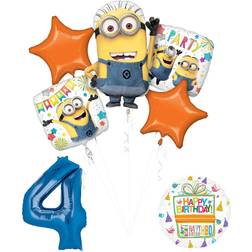 Mayflower Despicable Me 4th Birthday Party Supplies and balloon Decorations