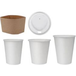 Genuine Joe Lined Disposable Hot Cups