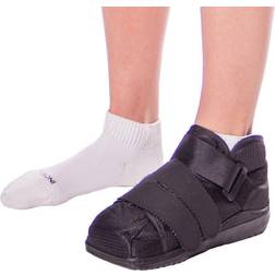 BraceAbility Closed Toe Medical Walking Shoe Foot Protection Boot M Black M