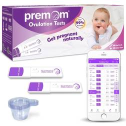 Premom quantitative ovulation test dip card, ovulation predictor kit with dig