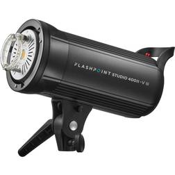 Flashpoint studio 400 ii-v 400ws r2 monolight w/led modeling lamp bowens mount