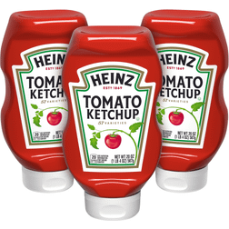 Heinz Ketchup Squeeze Bottles, 20 Oz, Pack Of 3 Bottles 33.8fl oz