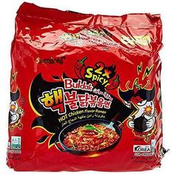 Samyang bulldark spicy chicken roasted noodles, 4.93