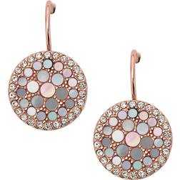 Fossil Val Mother-Of-Pearl Disc Drop Earrings Earrings JF01737791 JF01737791