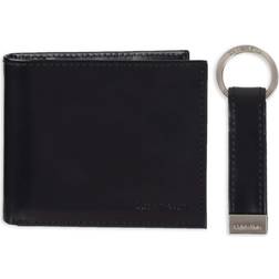 Calvin Klein Men's RFID Blocking Leather Bifold Wallet - Black