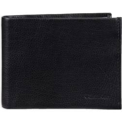 Calvin Klein Men's RFID Blocking Leather Bifold Wallet, Black Passcase, One