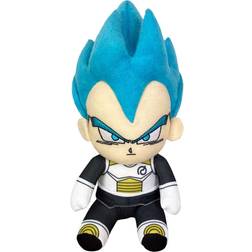 Dragonball super 7" plush sitting super saiyan god vegeta ge 52340